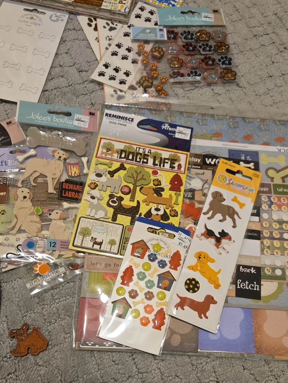Dog Themed Crafting Bundle NWT